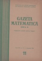 Gazeta Matematica Noiembrie 1970