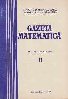 Gazeta Matematica Noiembrie 1974