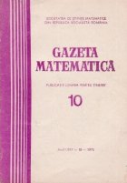 Gazeta Matematica Octombrie 1975