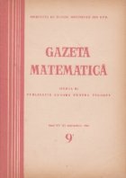 Gazeta matematica, Septembrie 1964