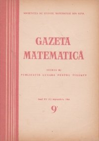 Gazeta matematica, Septembrie 1964