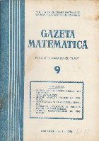 Gazeta Matematica Septembrie 1978