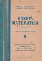 Gazeta Matematica Seria Mai 1972