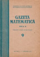 Gazeta Matematica Seria Septembrie 1972