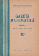 Gazeta Matematica Seria Octombrie 1972