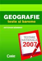 GEOGRAFIA ROMANIEI . TESTE SI BAREME 2007