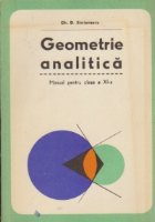 Geometrie analitica - manual pentru clasa a XI-a