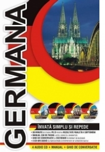 Germana - Invata simplu si repede (4 Audio CD - Manual - Ghid de conversatie)