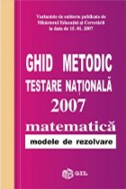 Ghid metodic Testare nationala 2007