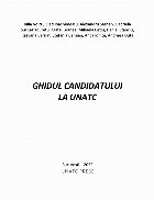 Ghidul candidatului UNATC