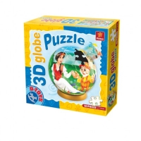 3D Globe Puzzle Basme - Alba ca Zapada