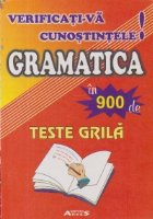 Gramatica in 900 de teste grila