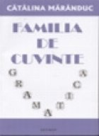 Gramatica - Familia de cuvinte