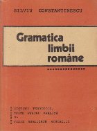 Gramatica limbii romane Notiuni introductive