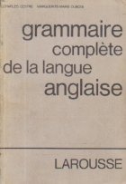 Grammaire complete de la langue anglaise