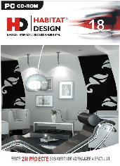 Habitat Design - Magazin interactiv de design ambiental - CD-ROM nr.18 - Peste 250 proiecte si sugestii de amenejare a spatiului