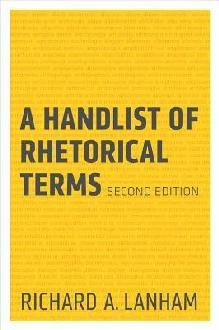 Handlist of Rhetorical Terms