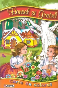 Hansel si Gretel - Carte de colorat