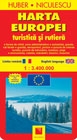 Harta Europei turistica si rutiera