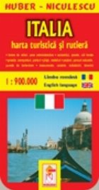 Italia. Harta turistica si rutiera