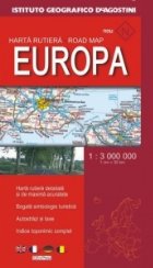 Harta rutiera Europa (Scara 1:3.000.000)