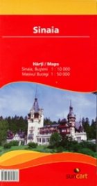 Harta rutiera Sinaia, Busteni, Masivul Bucegi