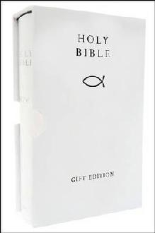 HOLY BIBLE: King James Version (KJV) White Compact Gift Edit