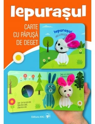 Iepurasul. Carte cu papusa de deget