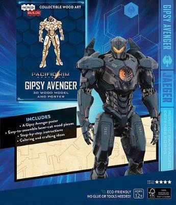 IncrediBuilds: Pacific Rim Uprising: Gipsy Avenger 3D Wood M