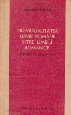 Individualitatea limbii romane intre limbile