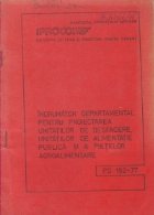 Indreptar departamental pentru proiectarea unitatilor de desfacere, unitatilor de alimentatie publica si a pie