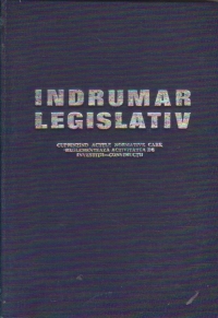 Indrumator legislativ cuprinzind actele normative care reglementeaza activitatea de investitii-constructii