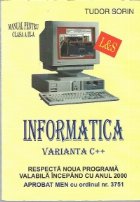 Informatica Manual pentru clasa profilul