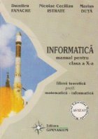 Informatica. Manual pentru clasa a X-a, filiera teoretica, profil matematica-informatica