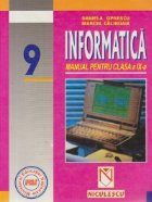 Informatica, Manual pentru clasa a IX-a - Profilul matematica-informatica