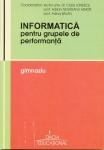 Informatica pentru grupele de performanta - gimnaziu -