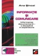 INFORMATIE COMUNICARE INFORMAREA DOCUMENTAR DISCIPLIN