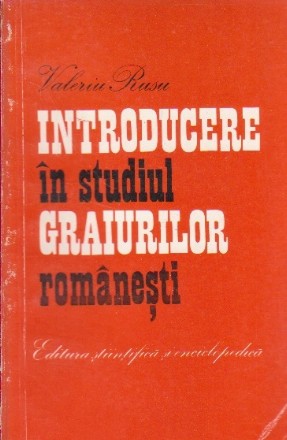 Inroducere in studiul graiurilor romanesti