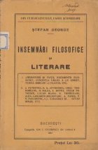 Insemnari filosofice literare