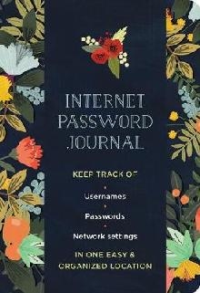 Internet Password Journal - Modern Floral