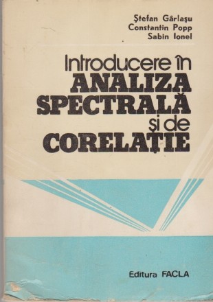 Introducere in Analiza Spectrala si de Corelatie