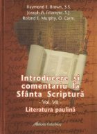 Introducere comentariu Sfanta Scriptura Vol