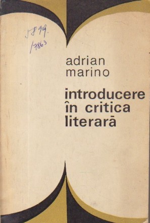 Introducere in critica literara