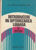 Introducere in optimizarea liniara si aplicatii