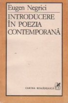 Introducere in poezia contemporana