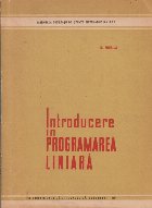 Introducere in programarea liniara