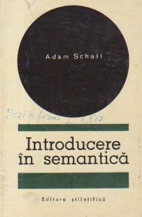 Introducere in Semantica (Adam Schaff)