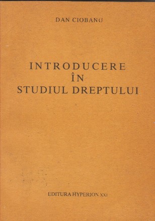 Introducere in studiul dreptului