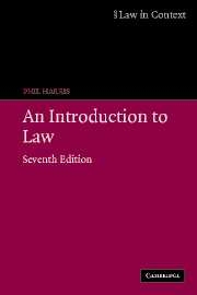 An Introduction to Law (7th Edition)