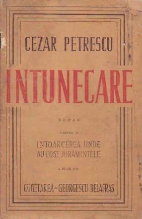 Intunecare, Cartea II - Intoarcerea unde au fost juramintele